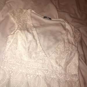 Sexy white lace festival top 💝